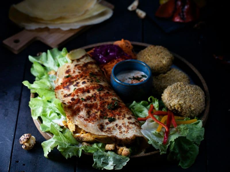 Panino kebab completo
